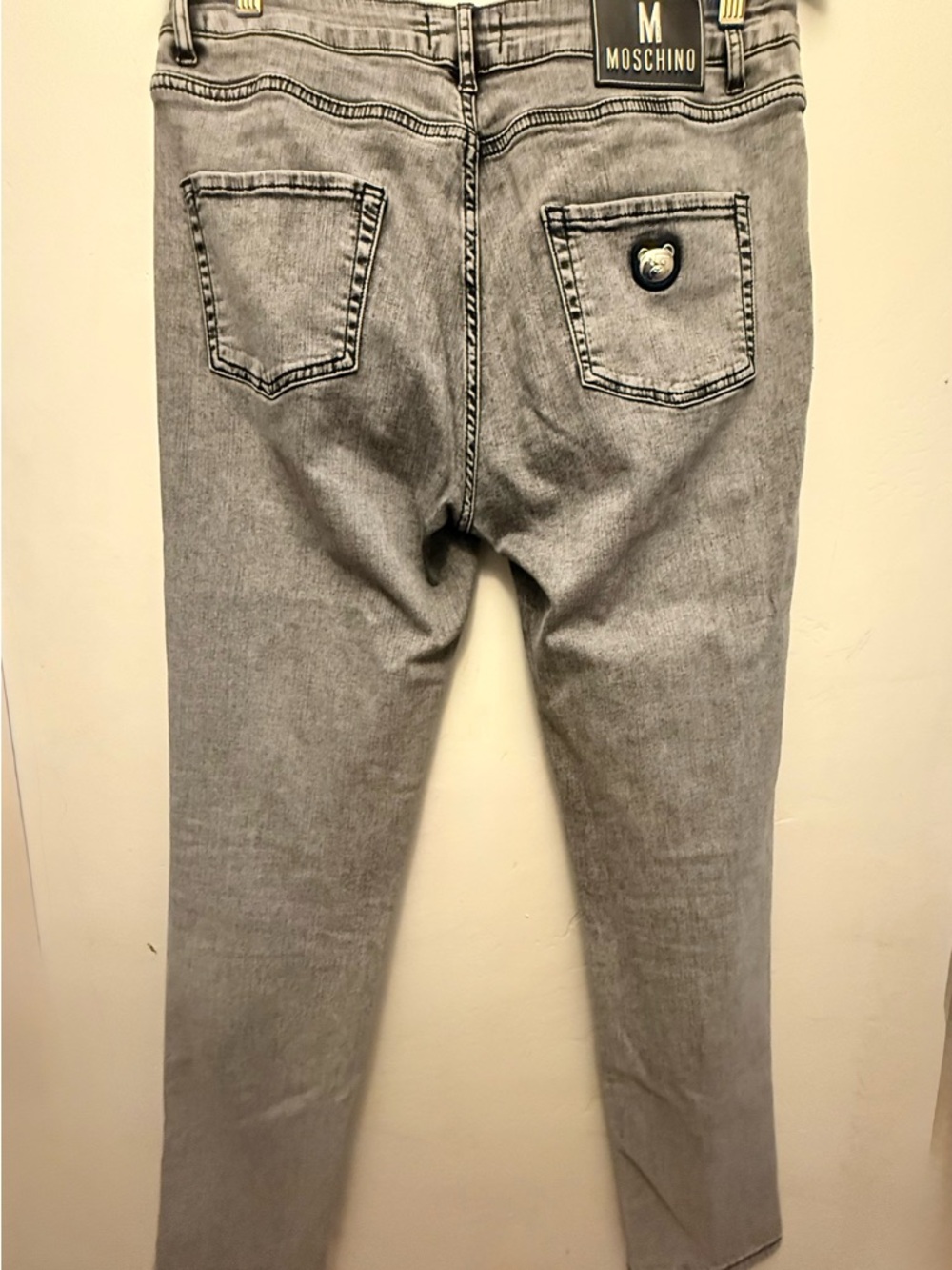 Love Moschino Bear Gray Skinny Men’s Jeans